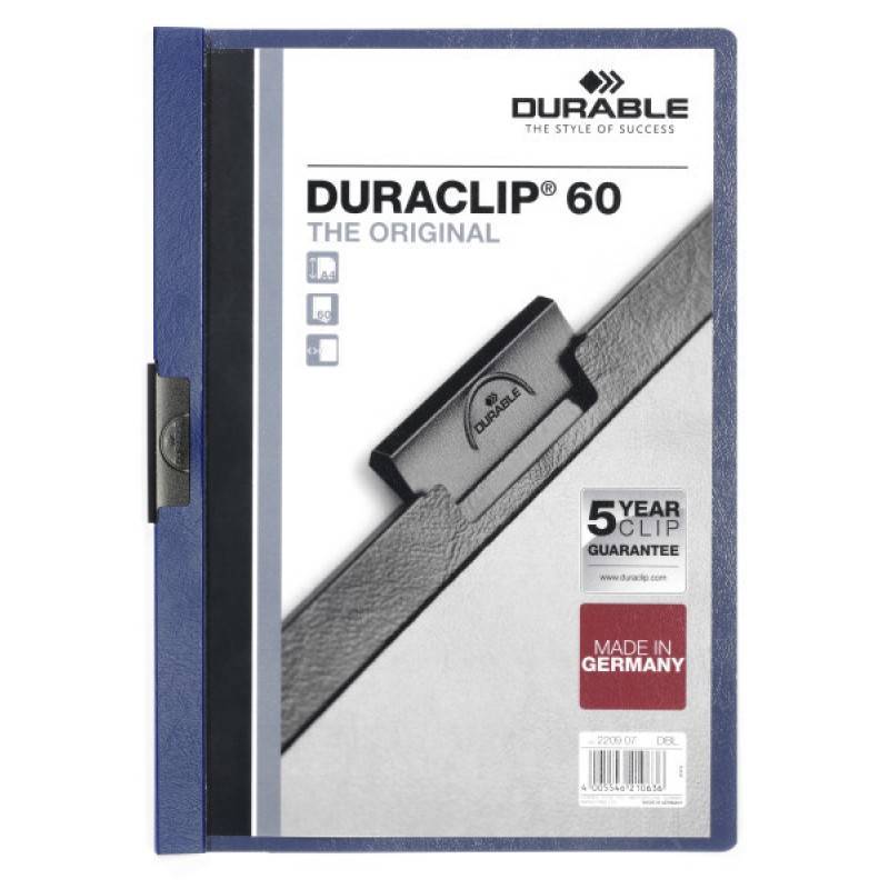 Duraclip Folder 2209 A4, Dark Blue